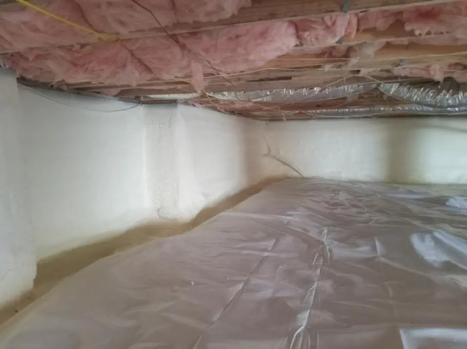 Crawl space encapsulation with closed-cell spray foam for Roof Leak Repair in Crescent City